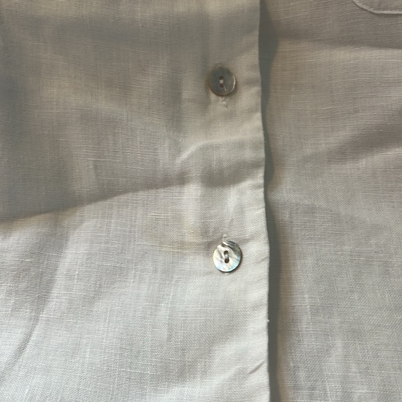 Richard Malcom Irish linen sleeveless top. - Picture 4 of 4